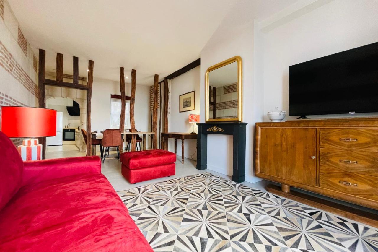 Splendid Apartment At The Foot Of The Castle Of Amboise - View Of The Loir Dış mekan fotoğraf