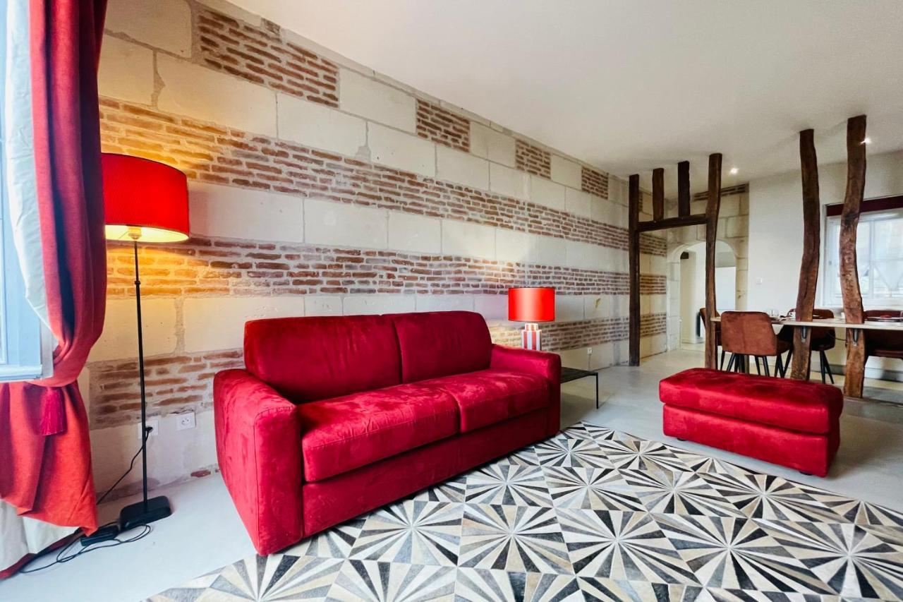 Splendid Apartment At The Foot Of The Castle Of Amboise - View Of The Loir Dış mekan fotoğraf